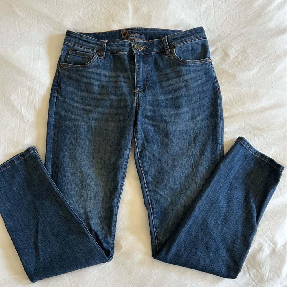 Kut From The Kloth Jeans Medium-wash, lightly distressed
